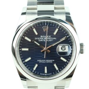 Rolex Datejust 36 126200 Blue Motif "Unworn"