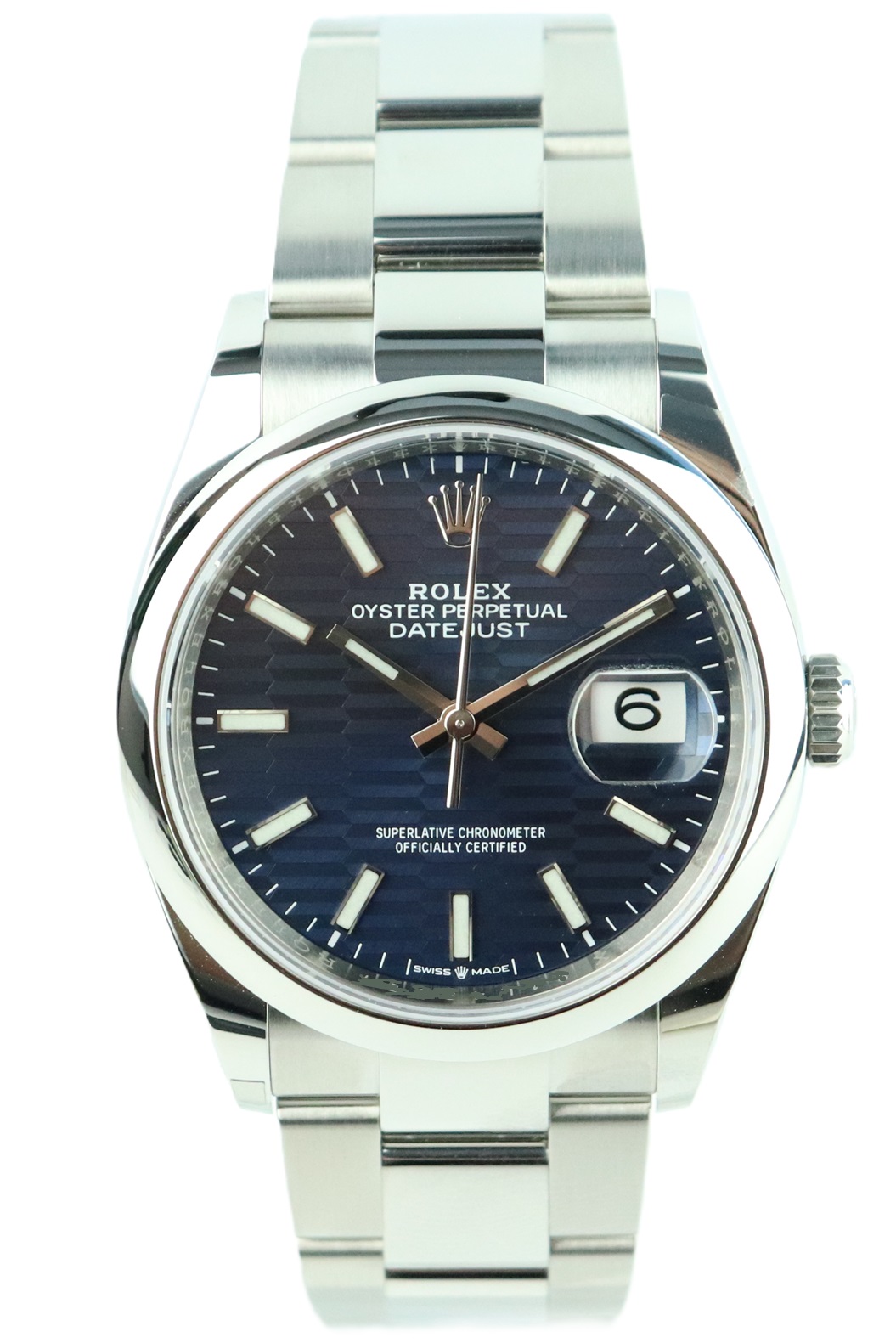 Rolex Datejust 36 126200 Blue Motif "Unworn"